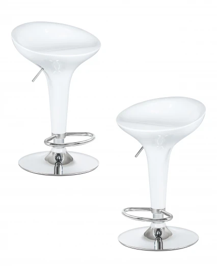 LM-1004-N_CH-M_ABS-white Набор 2 шт стул барный DOBRIN BOMBA (белый)