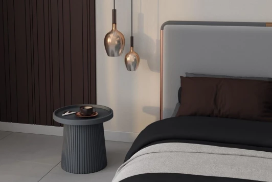 4744618403 Столик журнальный Sheffilton SHT-CT94 темно-серый 4744618403