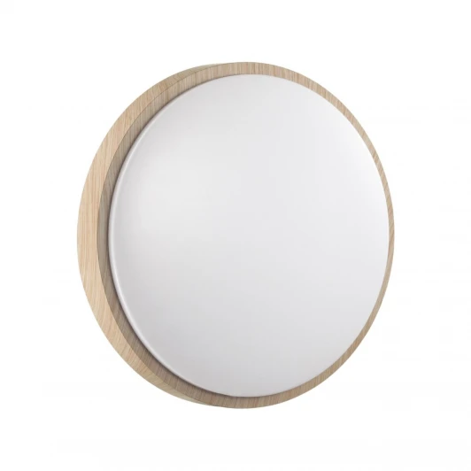 7607/CLN Настенно-потолочный светильник Sonex Losta 7607/CLN пластик/белый/бежевый под дерево LED 36Вт 4000К D340 IP43