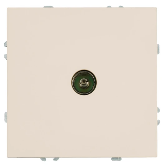 49901 ТВ-розетка (кашемир, soft touch) Stekker Эмили 49901