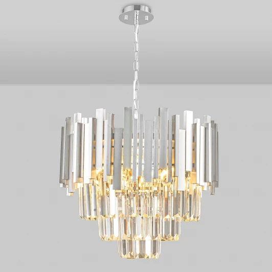 VERTIGO 81440/6C SILVER Подвесная люстра Natali Kovaltseva Vertigo VERTIGO 81440/6C SILVER