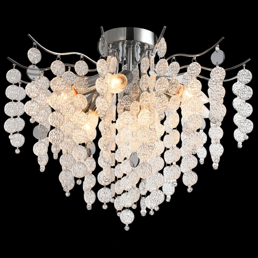 MONZA 91008/9C CHROME Потолочная люстра Natali Kovaltseva Monza 91008/9C CHROME