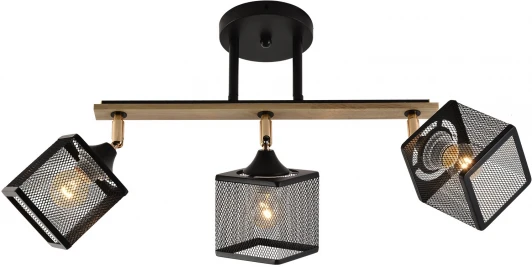 01591-3.3-03B BK+FGD+WOOD Спот на штанге Reluce 01591-3.3-03B BK+FGD+WOOD (220V)