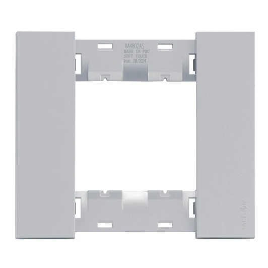 AA4802AS Рамка 1-ая серый матовый Meiton AA4802AS