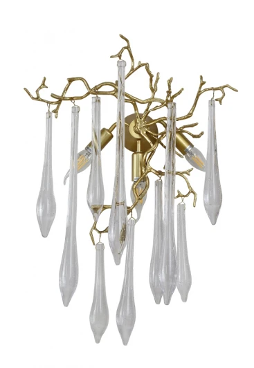 REINA AP3 GOLD PEARL Бра Crystal Lux Reina AP3 GOLD PEARL