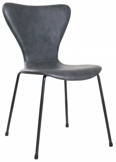 FR 0457 Стул Seven Leather серый