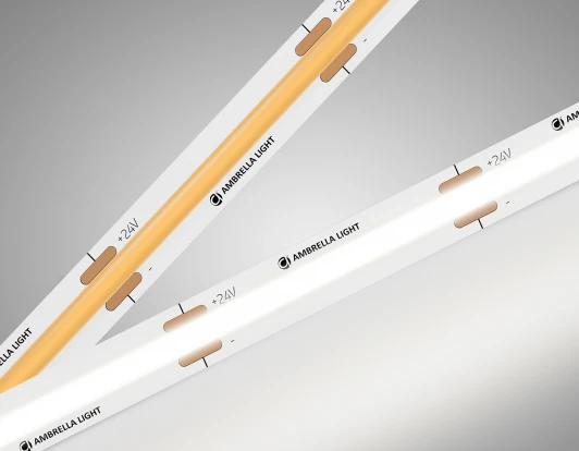 GS4752 Светодиодная лента COB 528Led/14W m/ 24V IP20 4500K/ 5m*10mm*2mm (2 конт.) Ambrella Illumination GS4752