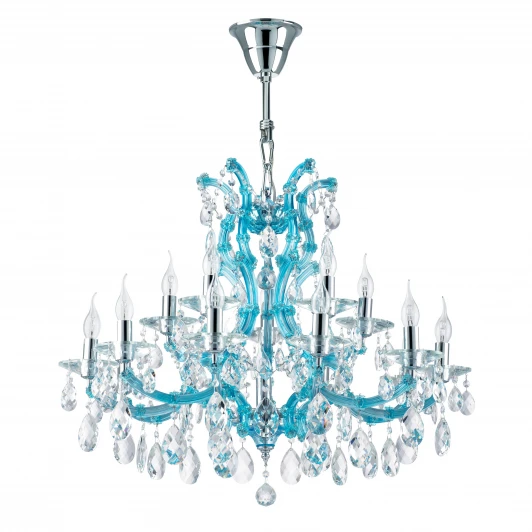 698165 Подвесная люстра Osgona Champa blu 698165