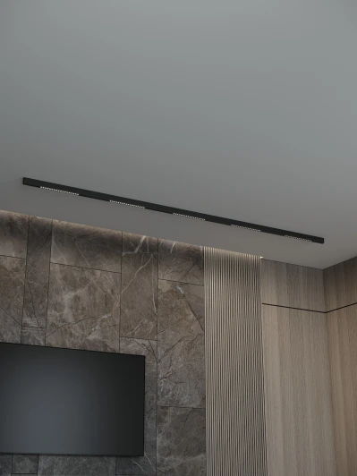 HSBL_kompl_E002_NI3B3K Трековая система в сборе магнитная накладная 48V 90W Hesby Lighting ElDeko HSBL_kompl_E002_NI3B3K