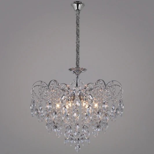 56760-0.4-600 MX CH Подвесная люстра хрустальная Reluce 56760-0.4-600 MX CH