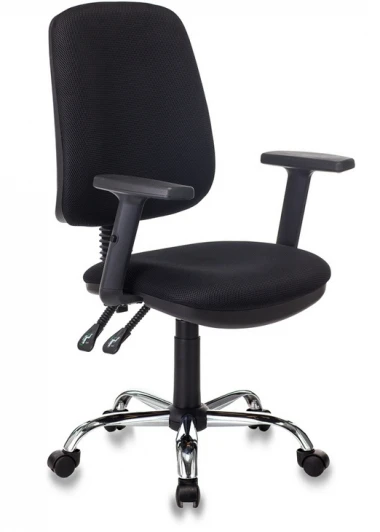 T-620SL/BLACK Кресло Бюрократ T-620SL черный TW-11 крестовина металл хром