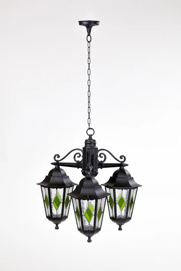 79870lg/3 Bl Уличный светильник подвесной Oasis Light PETERSBURG lead GLASS 79870lg/3 Bl