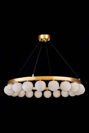 FL1010-20P Подвесная люстра Fluorite Bola de nubes FL1010-20P (220V, на тросе, шарики, бусы)