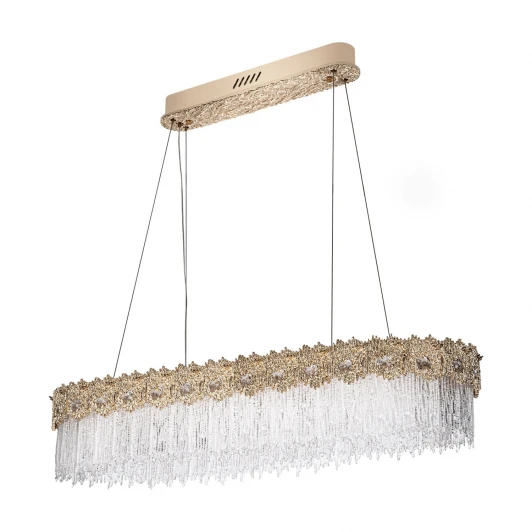 ML.6028.1000 GD Подвесная люстра светодиодная хрустальная Modelux MODELUX ML.6028.1000 GD