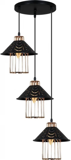 02501-0.9-03 BK+GD Подвесной светильник Reluce 02501-0.9-03 BK+GD (220V, на проводе)