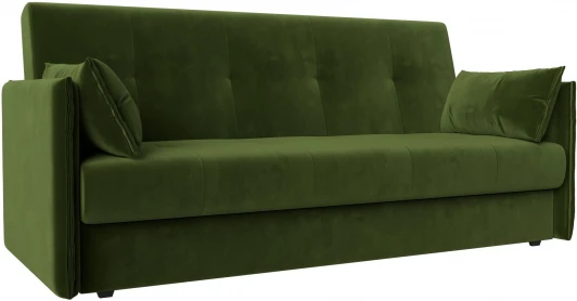 117858 Диван-книжка Лига-018 (Зеленый/Микровельвет) Лига Диванов арт.117858