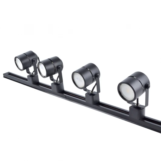 UBL-Q321 GU10/K BLACK SET41 Трековая система в сборе под лампу GU10 Volpe UBL-Q321 UBL-Q321 GU10/K BLACK SET41