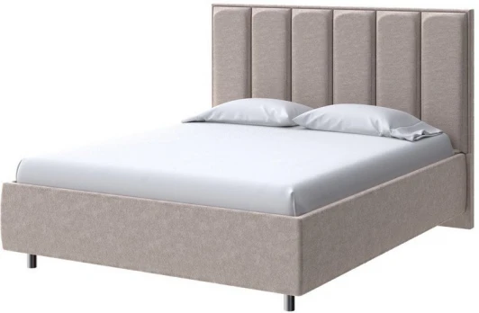 2013596 PROxSON Кровать Routa без основания (Ткань: Велюр Gratta 2 Латте) 180x200