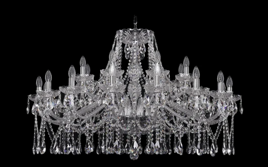 1413/16+8/400 Ni Подвесная люстра Bohemia 1413 1413/16+8/400/Ni