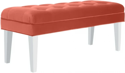 334216 Банкетка Adel ОГОГО (арт.334216), (Ткань/Оранжевый)