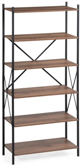 533191 Офисная мебель Woodville Траун Лофт 60 дуб делано темный / черный матовый 533191