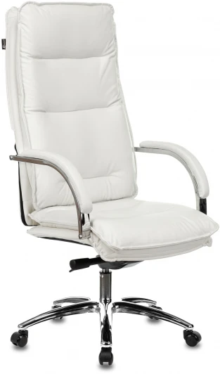 T-9927SL/IVORY Кресло руководителя Бюрократ T-9927SL слоновая кость кожа крестовина металл хром