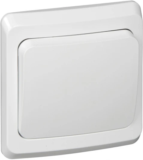 BC10-004B Выключатель встраиваемый одноклавишный (белый) Systeme Electric Этюд BC10-004B