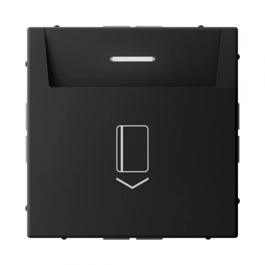 GAL001014S Выключатель карточный (карбон) Systeme Electric GAL001014S