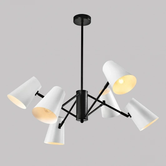 MD.23670-6-P-BK Потолочная люстра на штанге Imex MD.23670-6-P-BK