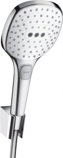 26720400 Душевой гарнитур Hansgrohe Raindance Select E 26720400 белый/хром