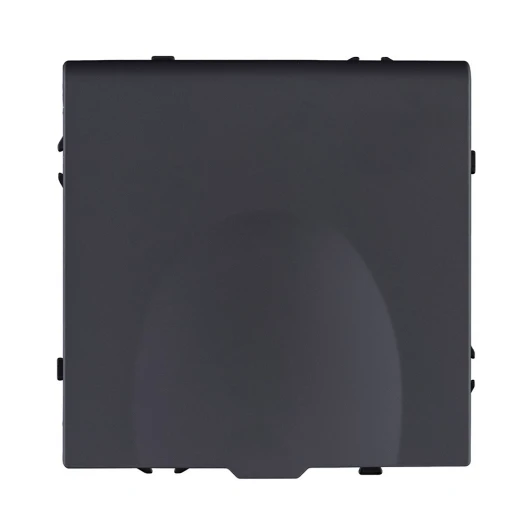 EC-015BK Розетка штепсельная SCHUKO 16A/250 В с крышкой, черный матовый Kollinger Eclipse EC-015BK