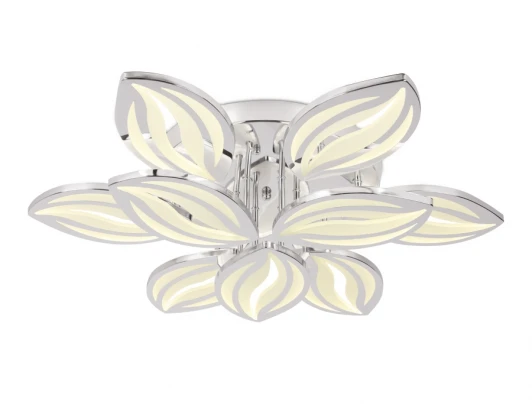 FA467 Потолочная люстра ярусная Ambrella Acrylica FA467 (регулировка яркости, LED, 220V, пульт управления, управление смартфоном, умный дом - PC.Lamper, цветы)