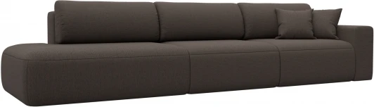 124211 Диван прямой Лига-036 НПБ Модерн Лонг подлокотник справа Лига Диванов (Рогожка) арт.124211