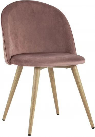 УТ000003339 Стул Stool Group Лион велюр с ромбами розовый УТ000003339