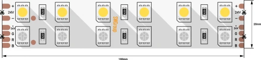 SWG5120-24-28.8-RGBWW Светодиодная лента SWG SWG5120-24-28.8-RGBWW