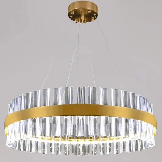 98011-0.4-500 TB Подвесной светильник хрустальный светодиодный с пультом Reluce 98011-0.4-500 TB (220V, на тросе)