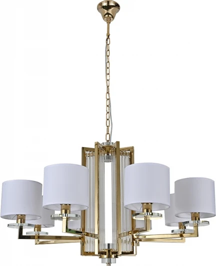 35408+1/C gold без абажуров Подвесная люстра Newport 35400 35408+1/C gold без абажуров
