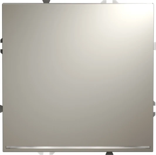 VLS010403 Проходной переключатель одноклавишный с подсветкой (кашемир) Voltum S70 VLS010403