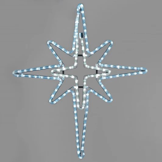 PLR-8-2SB Светодиодная фигура "Полярная Звезда" 70 x 60 см небесно-голубая, IP65 Laitcom PLR-8-2SB