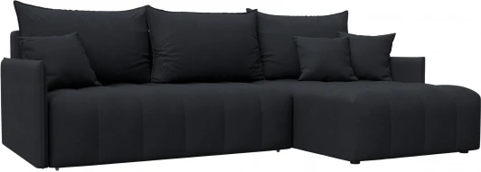 129041 Диван угловой Лига-054 НПБ угол универсальный Лига Диванов (Замша) арт.129041