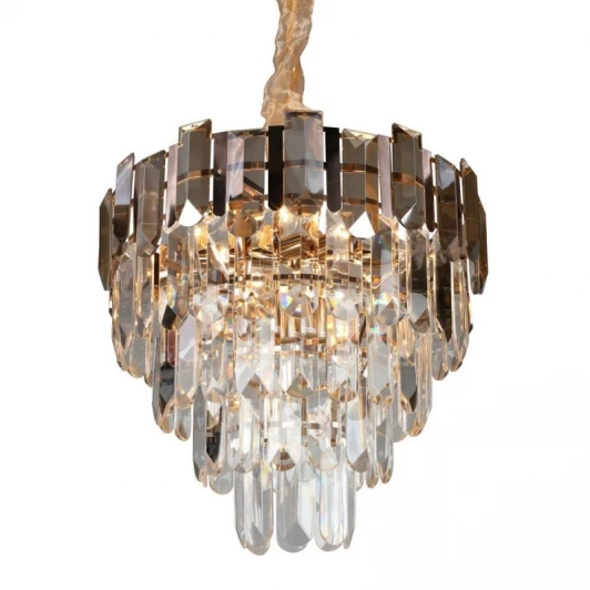 OML-81303-13 Подвесная люстра Omnilux 813 OML-81303-13 (220V, хрусталь, на цепи, круглые)