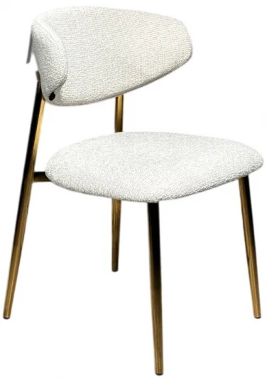 ART2969-MK.casa Стул обеденный IST-CASA Оскар ART2969-MK, молочный/глянцевое золото