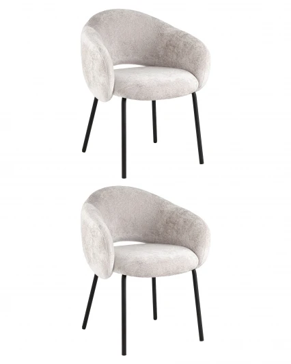 УТ000042027 Стул обеденный Stool Group Bren светло-серый 2шт УТ000042027