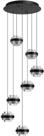 5031/40L Подвесной светильник Odeon Light Klot LED 5031/40L черный/металл/акрил 40W 4000K 2528лм