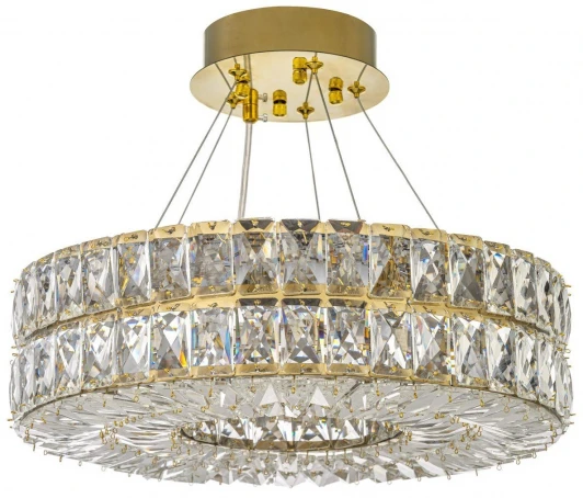 Sora E 1.5.40.100 G Подвесная люстра Arti Lampadari Sora E 1.5.40.100 G (220V, хрусталь, на тросе, круглые)