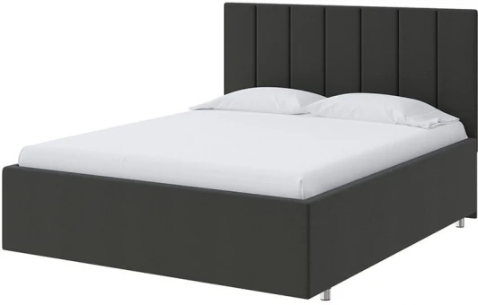 1910537 PROxSON Кровать Modern Large (Ткань: Велюр Forest 520 Темно-серый) 180x190