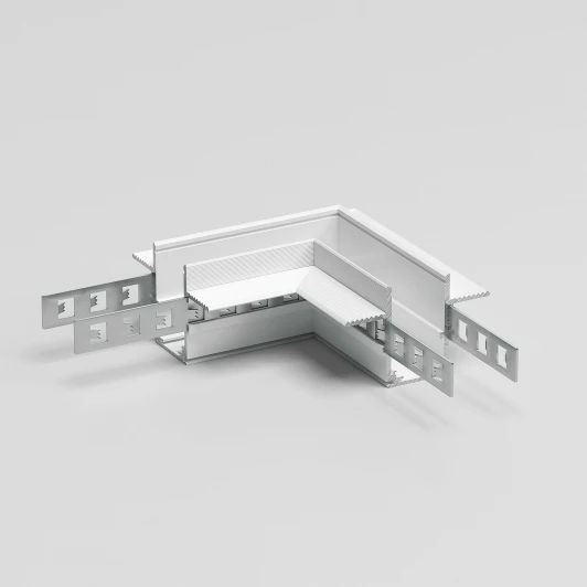 85214/00 Коннектор угловой для встраиваемого шинопровода под ГКЛ 9,5мм (белый) Elektrostandard Slim Magnetic 85214/00 (48V)