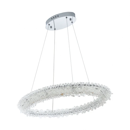 MS.5004.800 CR Подвесной светильник светодиодный хрустальный с пультом с регулировкой цветовой температуры и яркости Modelux MODESTYLE MS.5004.800 CR