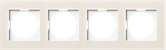DEN214MG Рамка 4-я, Natural молочное стекло Donel A07 DEN214MG