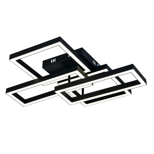 ES0000025L Потолочная люстра светодиодная с пультом и ночным режимом Escada Scheme ES0000025L 100006/B/4C LED*70W Black